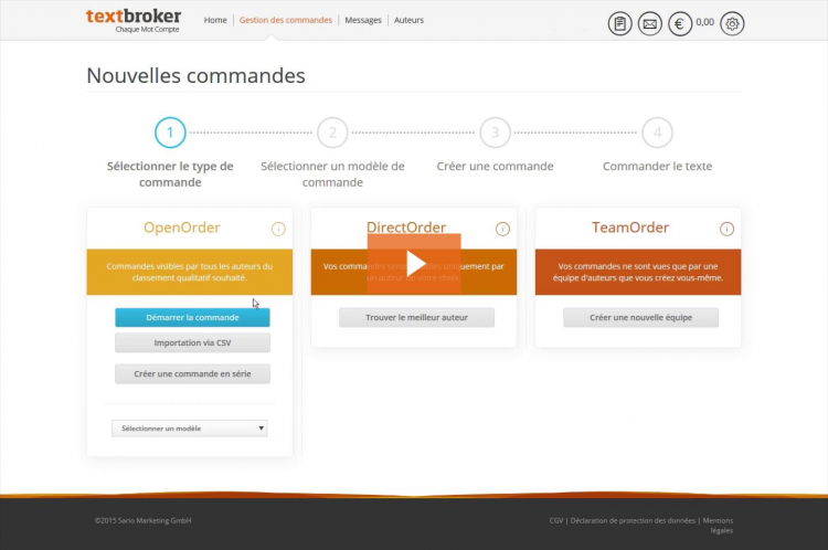 Comment fonctionne Textbroker Video